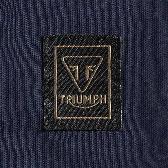 TRIUMPH BURNHAM NAVY BLUE TEE - Picture 3 of 3